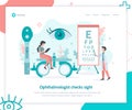 Ophthalmology landing page