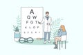 Ophthalmology and ophthalmologist concept