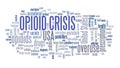 Opioid crisis collage