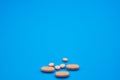 Opioid crisis drugs pills prescription medication background blood pressure Royalty Free Stock Photo