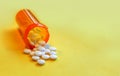Opioid Crisis - Open Bottle of Prescription Painkillers