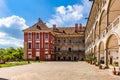 Opocno castle with courtyard and arcades