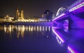 Opole by night Royalty Free Stock Photo