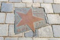 Star of Jacek Kaczmarski at Walk of Fame in Opole known as Aleja Gwiazd Festiwalu Polskiej Piosenki.