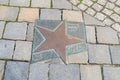 Star of Jacek Lech at Walk of Fame in Opole known as Aleja Gwiazd Festiwalu Polskiej Piosenki.