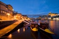 Oporto at night Royalty Free Stock Photo