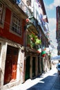 Oporto old downtown streets. Portugal Royalty Free Stock Photo