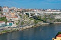 Ponte Infante Dom Henrique Bridge Oporto city view and Douro River