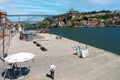 Oporto Portugal  Ribeira docks Royalty Free Stock Photo