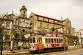 Oporto, Portugal: S. Francisco church and a tramway