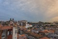 Oporto, Portugal skyline, old buildings, churches and Dom Royalty Free Stock Photo