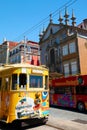 Oporto yellow tram
