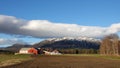 Oppdal valley in Trondelag in Norway in autumn