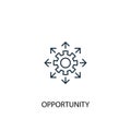 Opportunity concept line icon. Simple