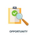 Opportunity icon. Simple element from business motivation collection. Creative Opportunity icon for web design, templates, Royalty Free Stock Photo