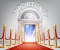 Opportunity Red Carpet Door
