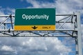 Opportunity sign Royalty Free Stock Photo