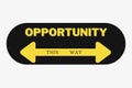 Opportunity Sign Logo.