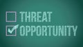 Opportunity vs threat