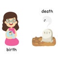 Opposite birth and death vector