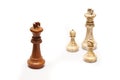 Opposition in chess Royalty Free Stock Photo