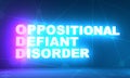 Oppositional defiant disorder