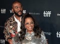 Oprah Winfrey and Tyler Perry at the premiere of Sidney at Toronto International Film Festival Royalty Free Stock Photo