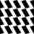OPTIC ART SEAMLESS VECTOR PATTERN. GEOMETRIC SHAPE TEXTURE. POLYGON MONOCHROME BACKGROUND