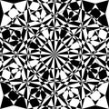 OPTIC ART SEAMLESS VECTOR PATTERN. ILLUSION MONOCHROME TEXTURE. STIPED LINES GEOMETRIC BACKGROUND