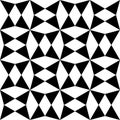 OPTIC ART SEAMLESS VECTOR PATTERN. ILLUSION MONOCHROME TEXTURE. STIPED LINES GEOMETRIC BACKGROUND