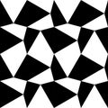 OPTIC ART SEAMLESS VECTOR PATTERN. ILLUSION MONOCHROME TEXTURE. STIPED LINES GEOMETRIC BACKGROUND