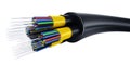 Optic fiber cable Royalty Free Stock Photo