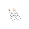 optic fiber cable vector icon illustration design template Royalty Free Stock Photo