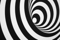 Optic illusion spiral Royalty Free Stock Photo