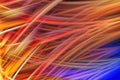 Optical abstract twisted light. Fibers effect background. Power energy element. Hypnotize motion cosmic waves. Royalty Free Stock Photo