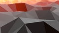 Lowpoly Backdrop with Mountainous Surface