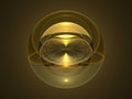 Optical Art Space Sphere Fractal 10 Royalty Free Stock Photo