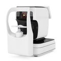 Optical Auto Refractometer Eye Test Machine. 3d Rendering Royalty Free Stock Photo