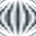 Optical background with monochrome geometric lines. Moire patter