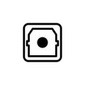 Optical cable audio icon