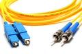 Optical connectors Royalty Free Stock Photo