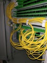 Optical cross with UPC patchcords