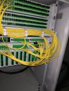 Optical cross with UPC patchcords