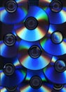 Optical disc background Royalty Free Stock Photo