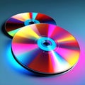 optical discs CD DVD icon Royalty Free Stock Photo
