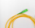 Optical fiber patch cable Royalty Free Stock Photo