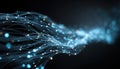 Optical Fiber Technology For Efficient Data Transfer In Information Technology - Harnessing The Power Of Light For Faster Royalty Free Stock Photo