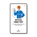 optical fiber test vector