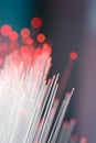 Optical fibers Royalty Free Stock Photo