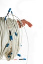 Optical Fibre Patch Cord Royalty Free Stock Photo